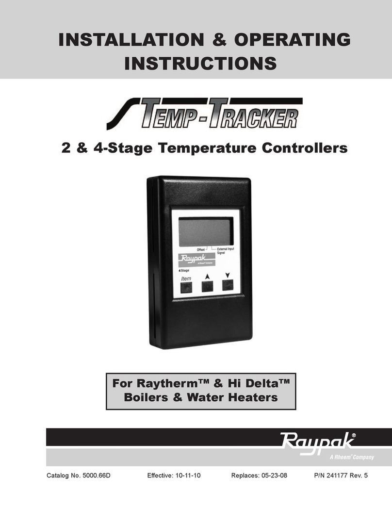 Raypak Temp-Tracker Manual