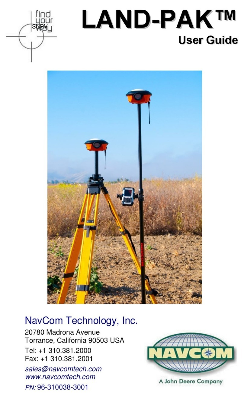 NavCom Technology LAND-PAK user guide