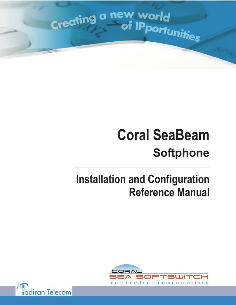 Tadiran Telecom Coral SeaBeam Installation and configuration reference manual Tadiran Telecom Coral SeaBeam Installation and configuration reference manual