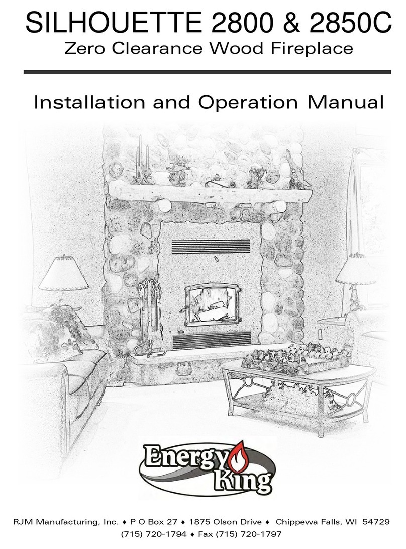 ENERGY KING Silhouette 2800 Installation and operation manual ENERGY KING Silhouette 2800 Installation and operation manual