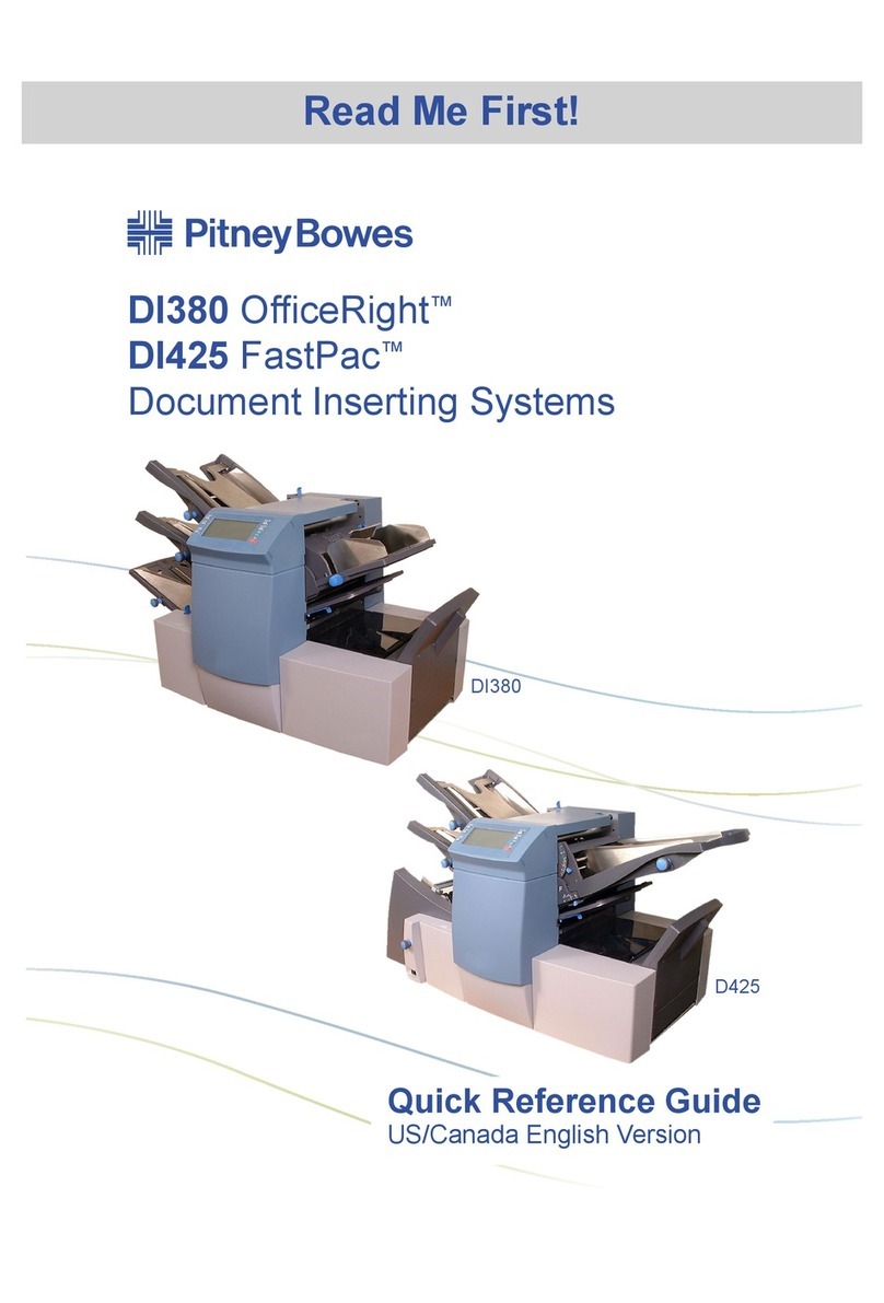 Pitney Bowes DI380 OfficeRight User manual