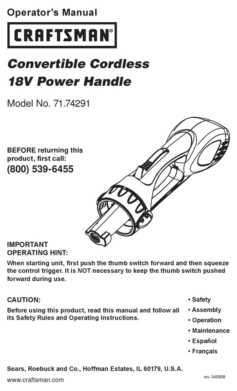 Craftsman 71.74291 Operator's manual