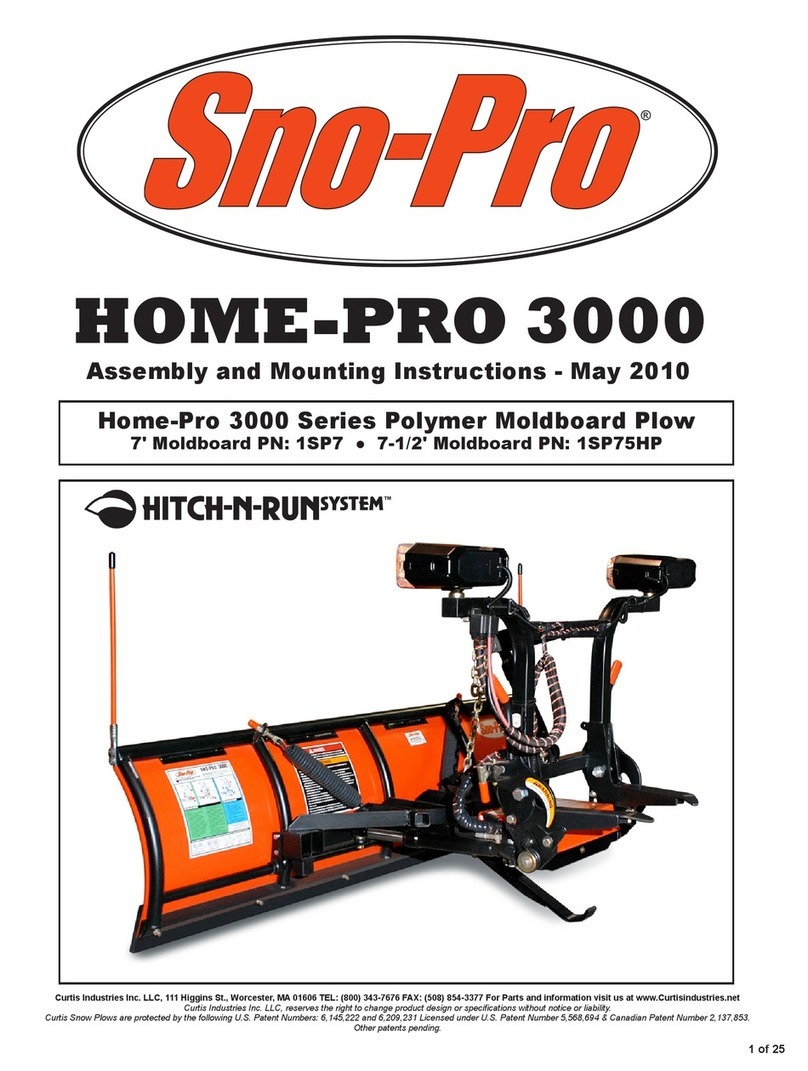 Sno-Pro 1SP7 Assembly and mounting instructions