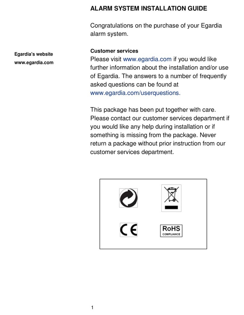Egardia alarm system Nstallation guide