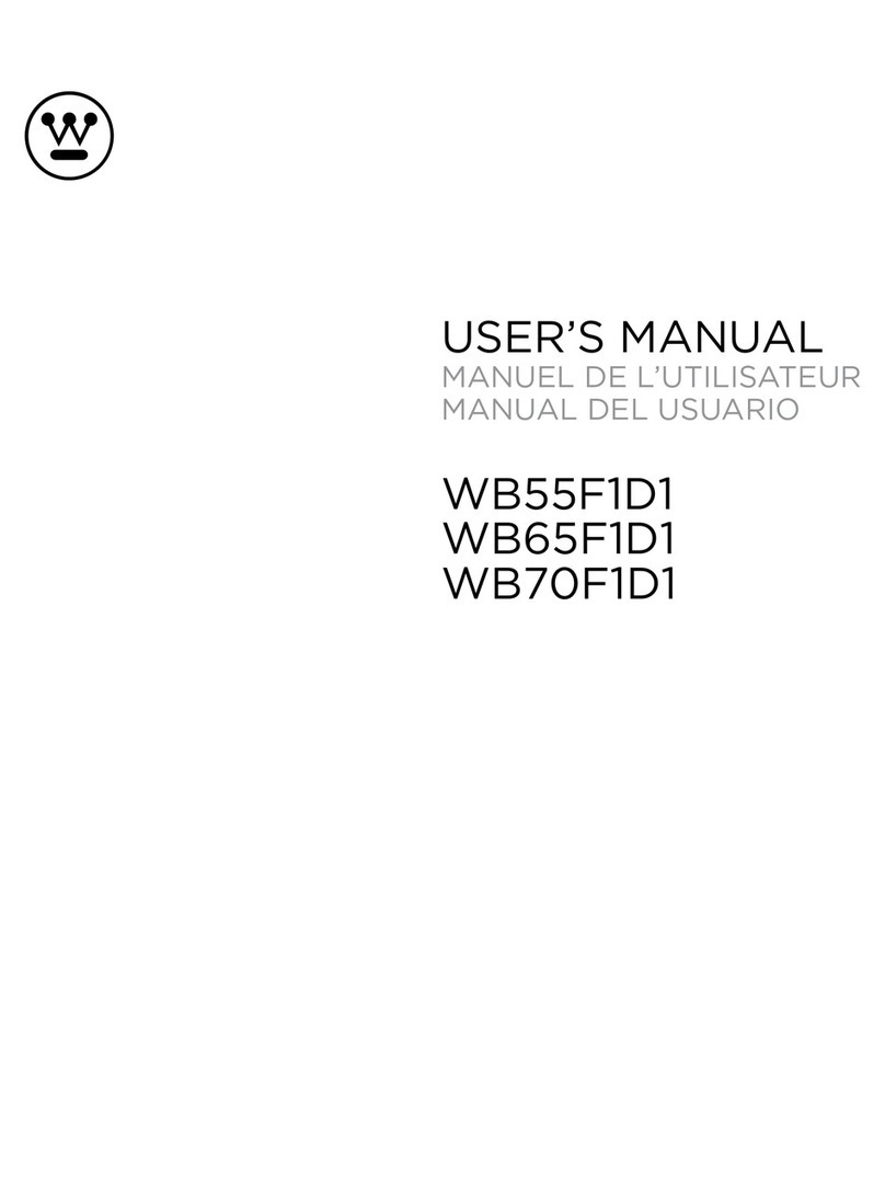 Westinghouse WB55F1D1 user manual
