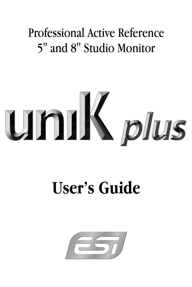 ESI Unik Pus User manual