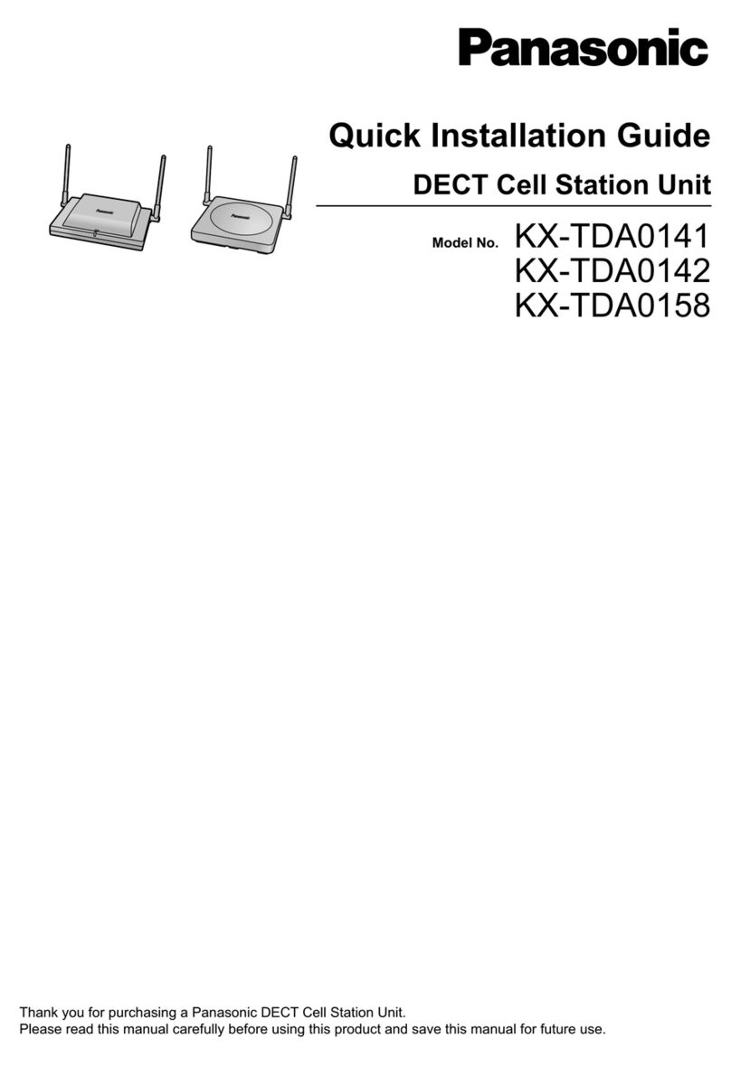 Panasonic KX-TDA0141 User manual