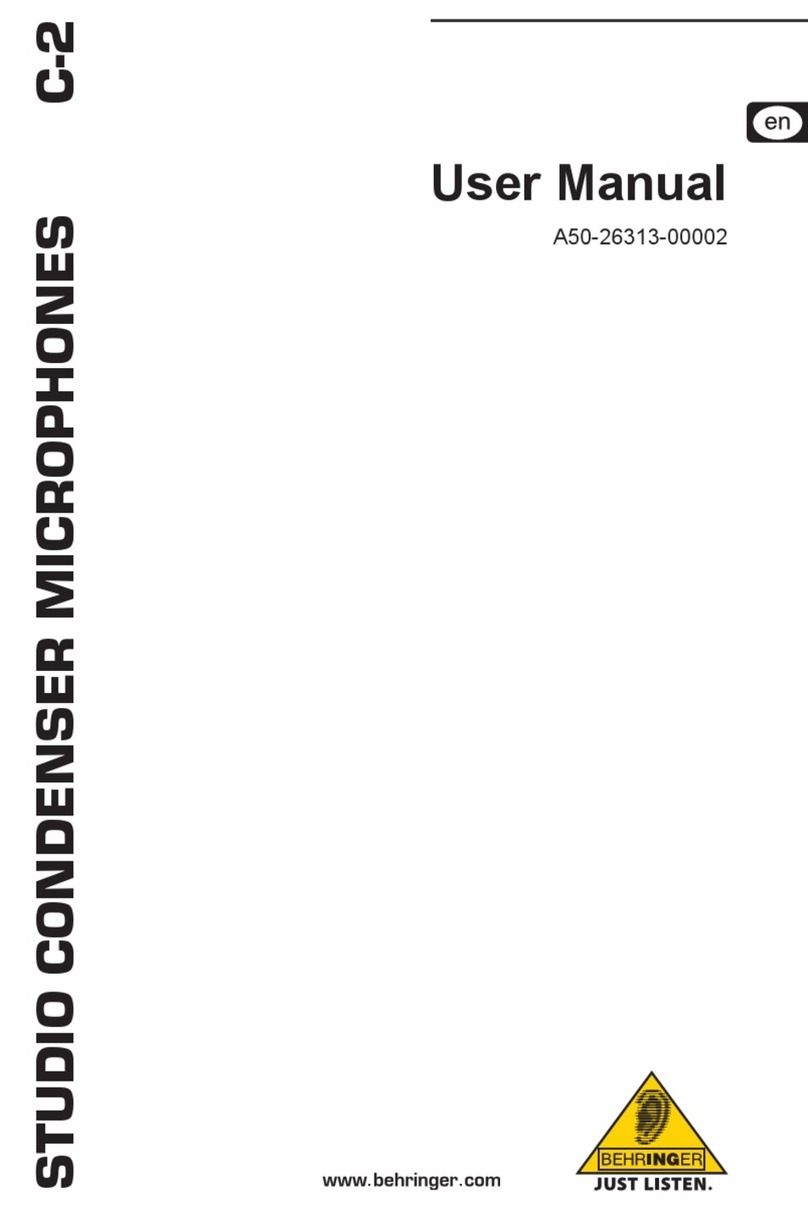 Behringer C-2 User manual