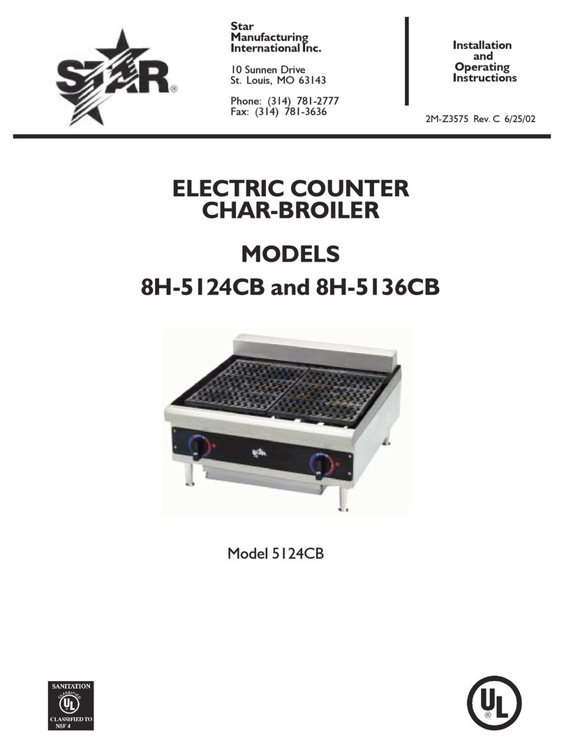 Star Manufacturing International 8H-5124CB User manual