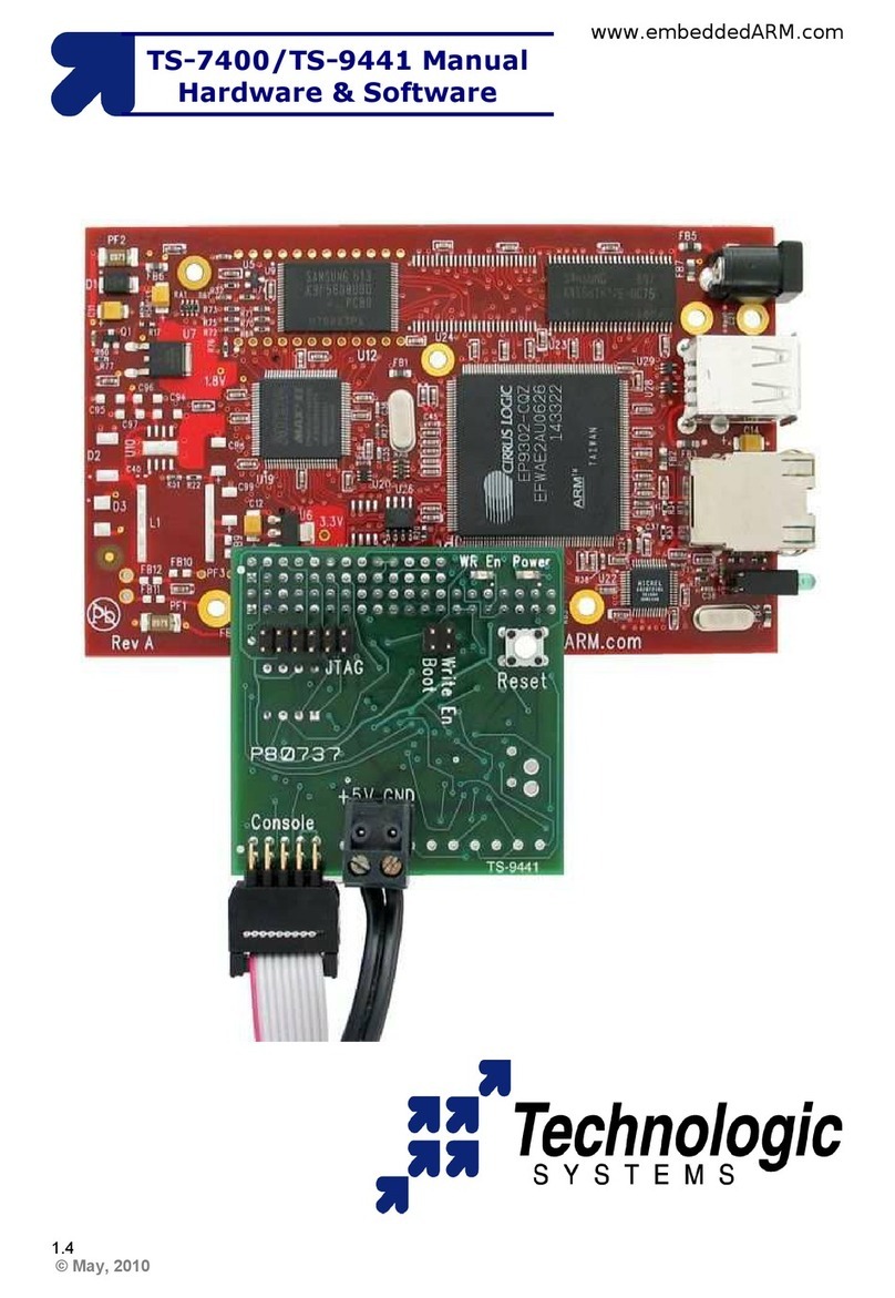 Technologic Systems TS-7400 Hardware & software installation Technologic Systems TS-7400 Hardware & software installation