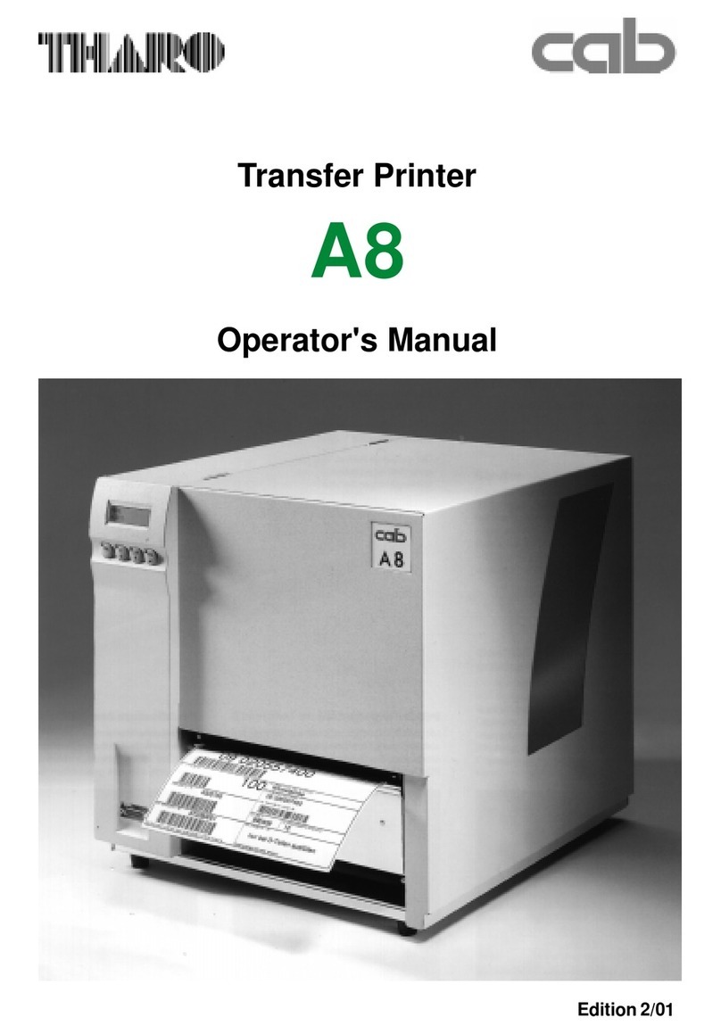 CAB A8 User manual