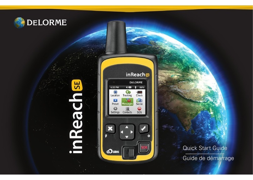 DeLorme inReach User manual DeLorme inReach User manual