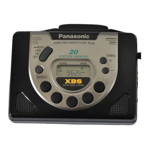 Panasonic RQ-V85 User manual Panasonic RQ-V85 User manual