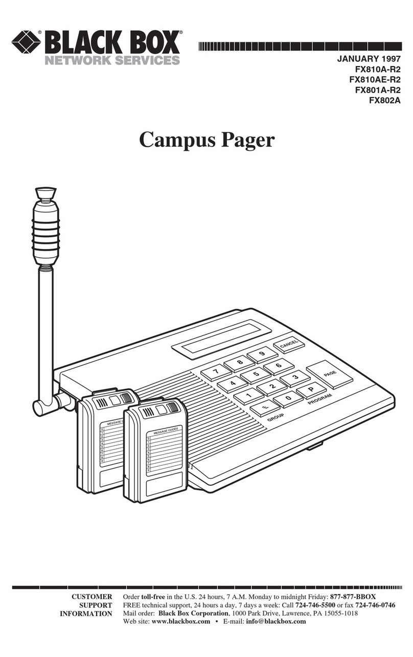 Black Box FX810A-R2 instructions