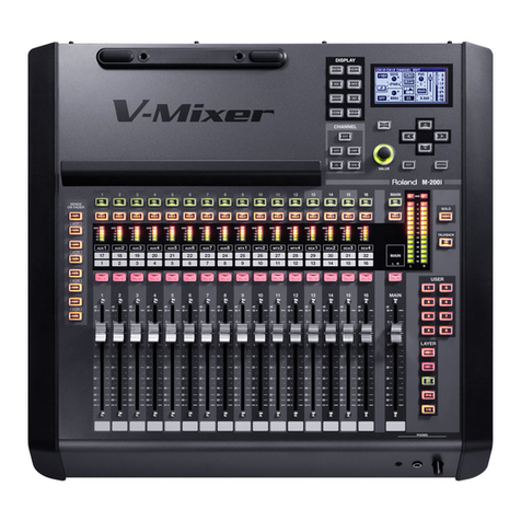 Roland V-Mixer M-200i User manual