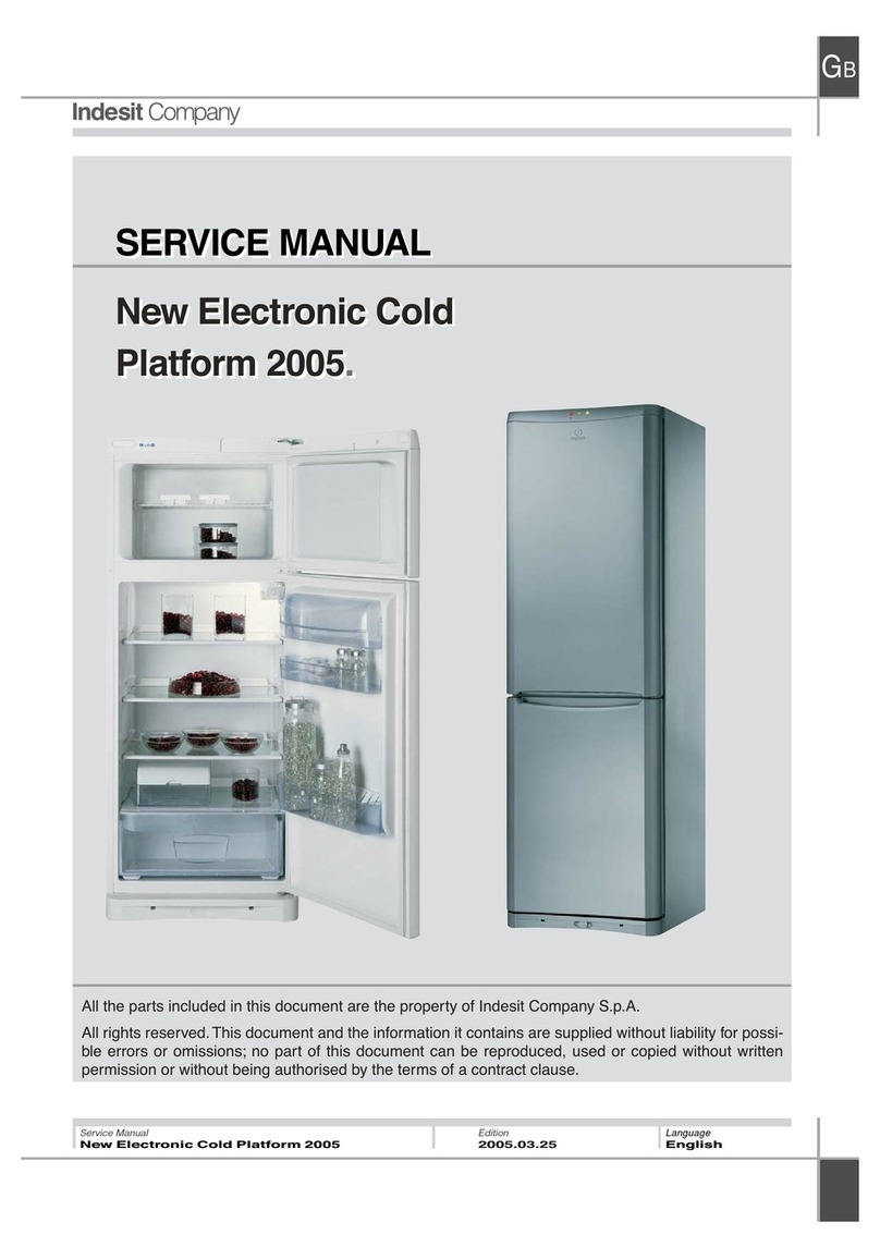 Indesit New electronic cold platform 2005 User manual