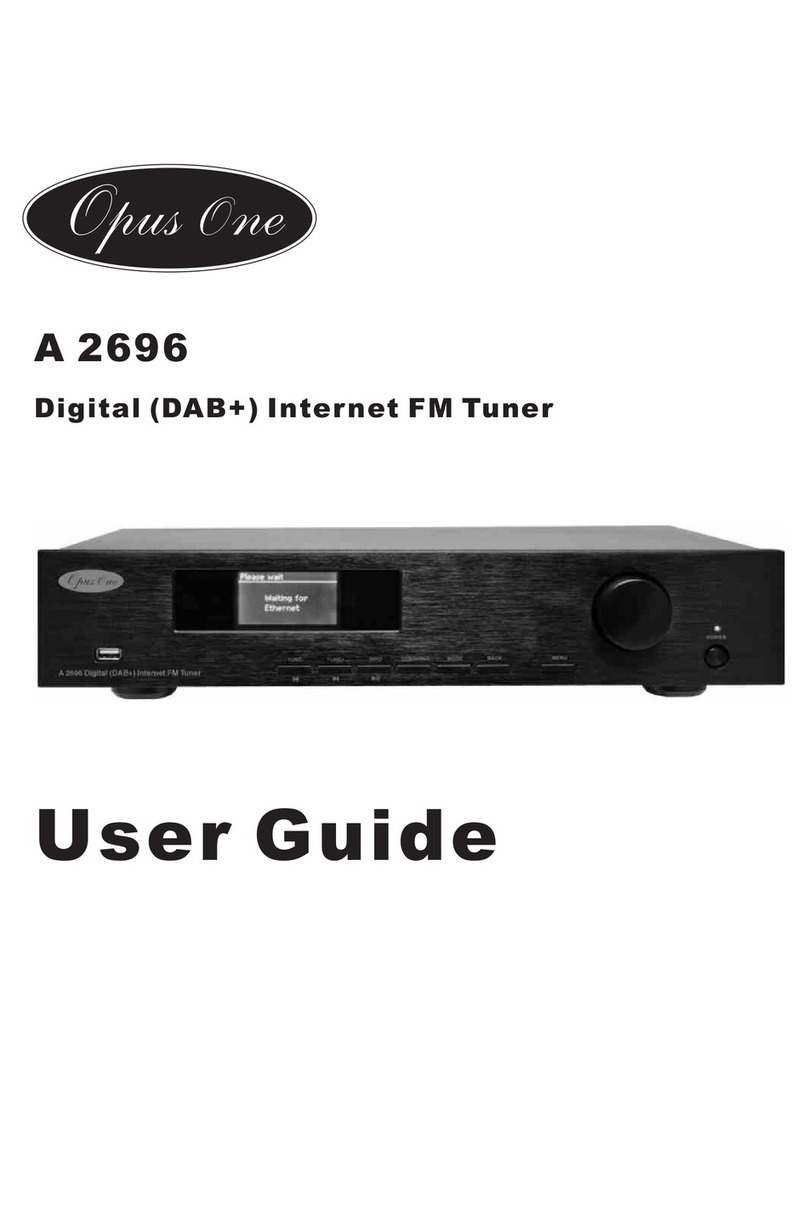 Opus One A 2696 user guide