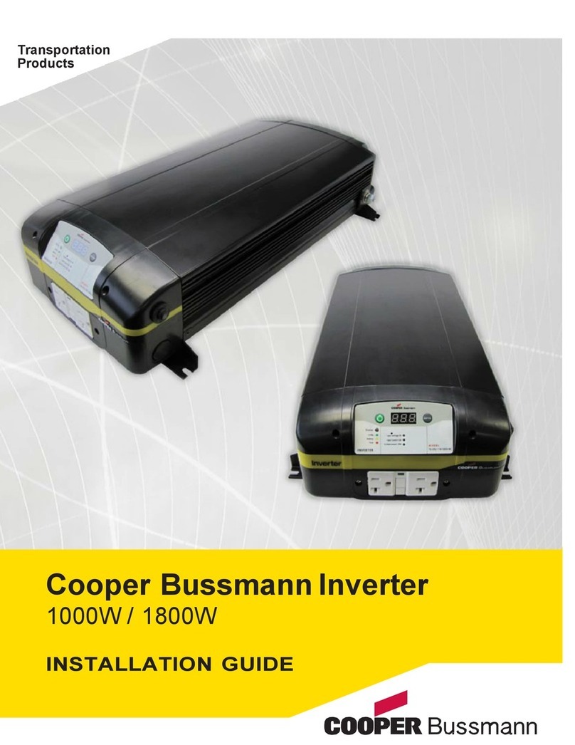 Cooper Bussmann 1000W installation guide