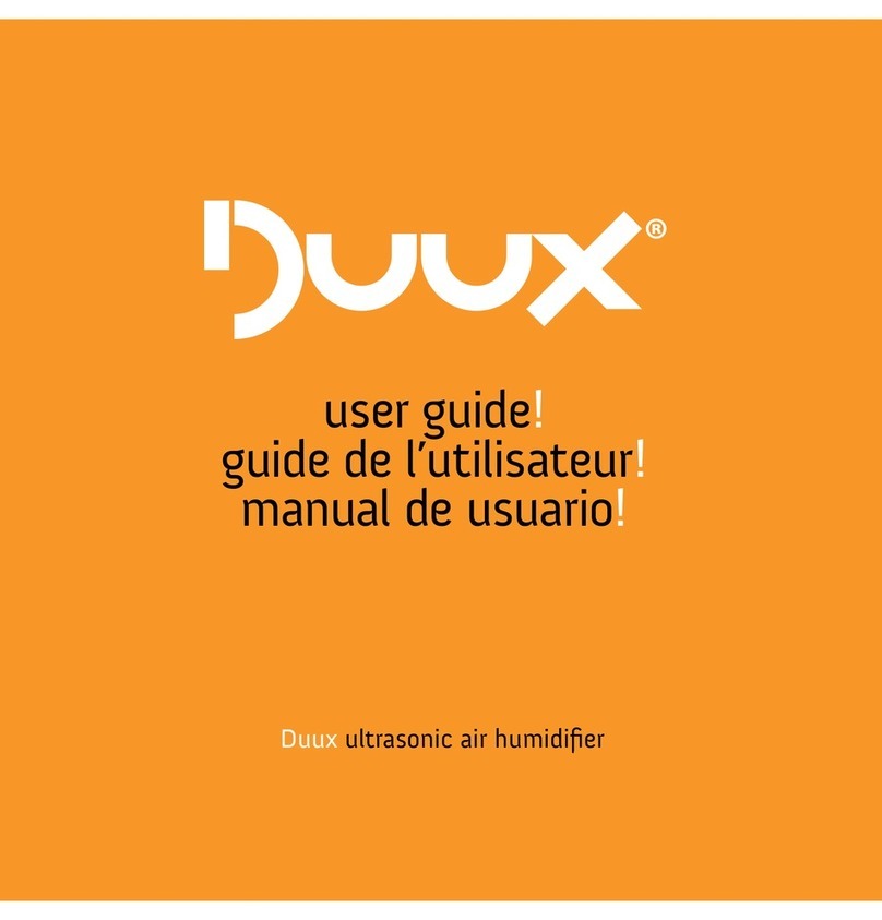 Duux Air Humidifier user guide