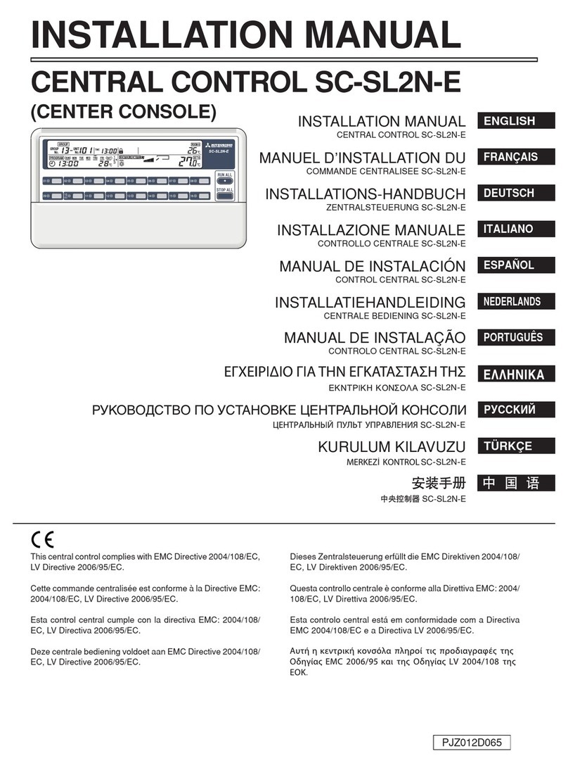 Mitsubishi Heavy Industries SC-SL2N-E installation manual