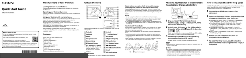 Sony Walkman NWZ-WS613 User manual