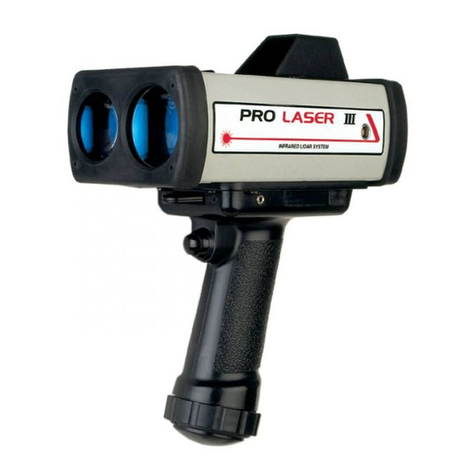 Kustom Signals ProLaser III Operator's manual