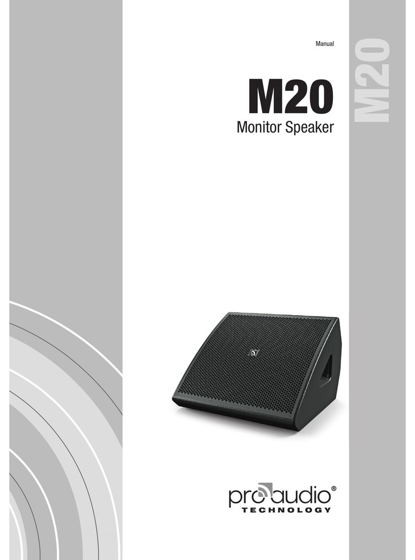 ProAudio M20 manual