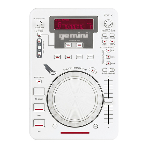 Gemini ICFX-20 User manual Gemini ICFX-20 User manual