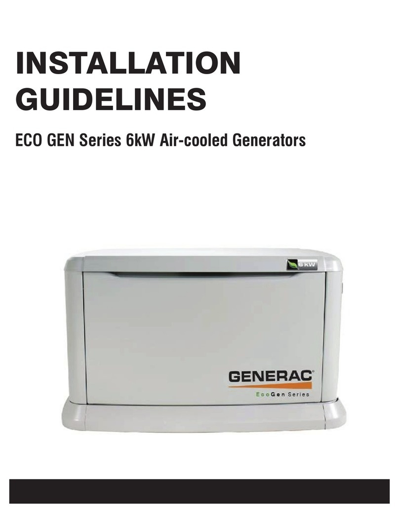 Generac Power Systems ECOGEN SERIES Instruction sheet