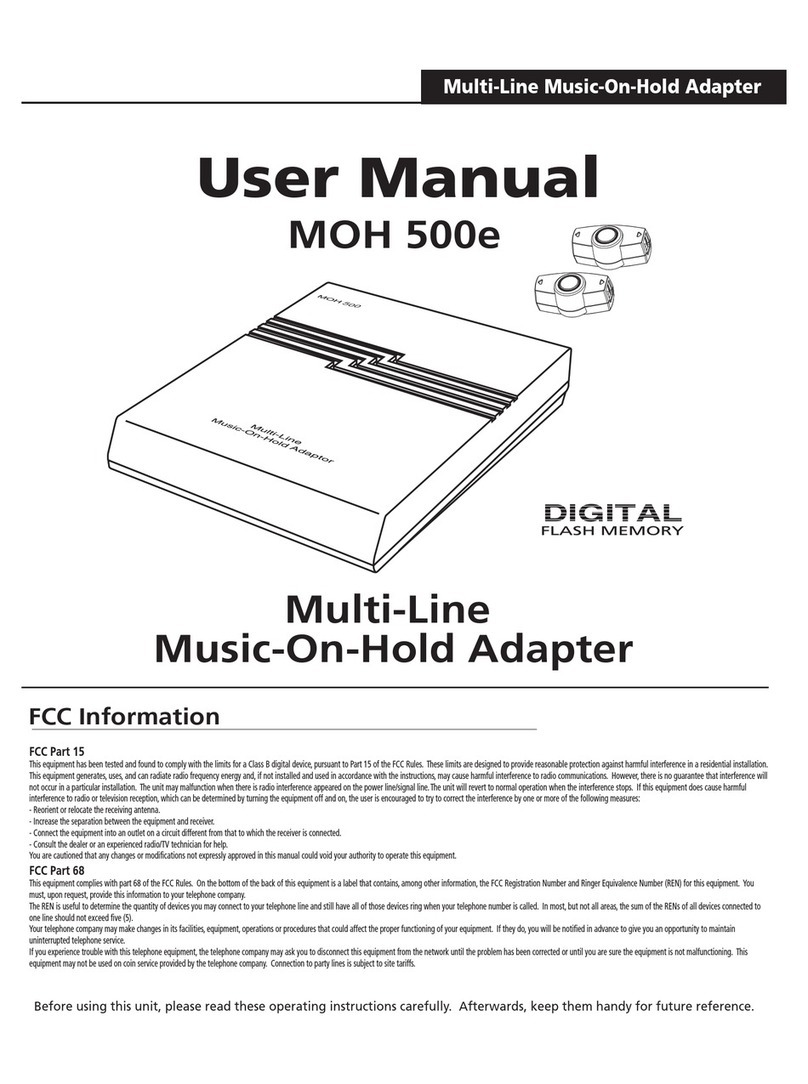 Intellitouch MOH 500e user manual