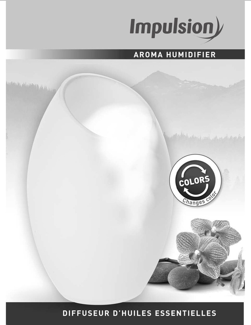 Impulsion aroma humidifier instruction manual