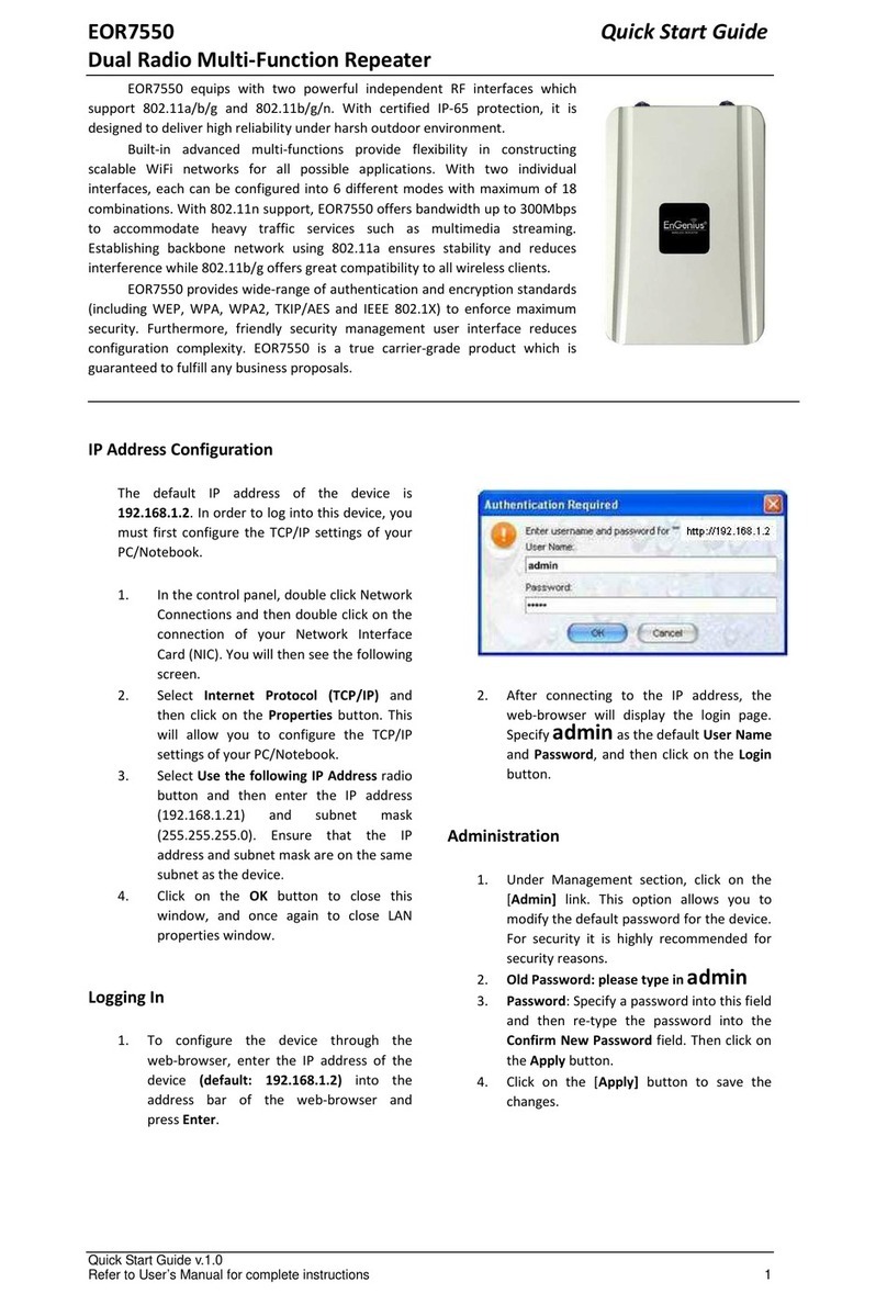 EnGenius EOR7550 User manual