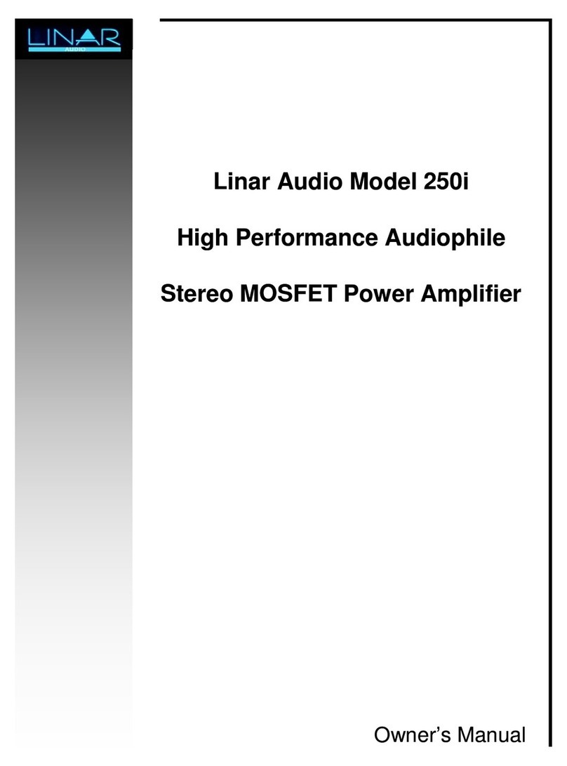 Linar Audio 250i User manual
