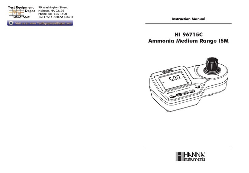 Hanna Instruments HI 96715C User manual