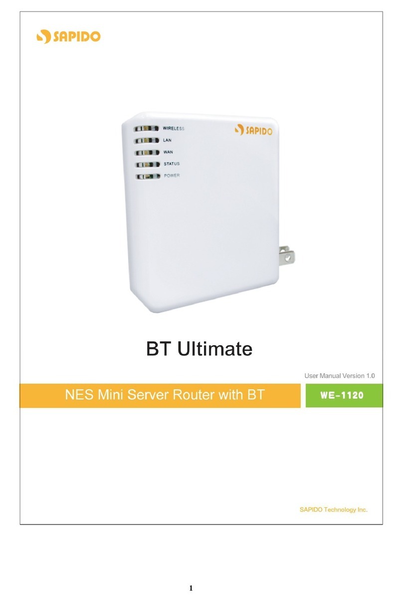 Sapido We-1120 BT Ultimate user manual