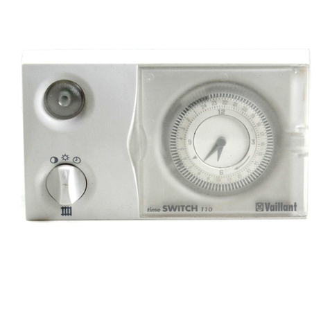 Vaillant time SWITCH 110 operating instructions