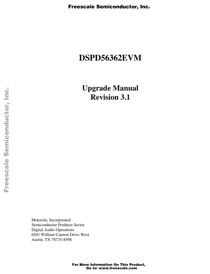 Freescale Semiconductor DSPD56362EVM Quick start guide