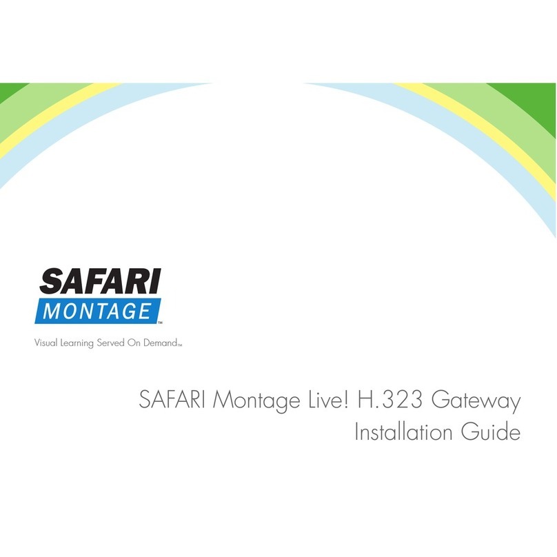 SAFARI Montage Live! installation guide