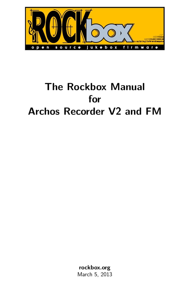 Rockbox Archos Recorder V2 user manual