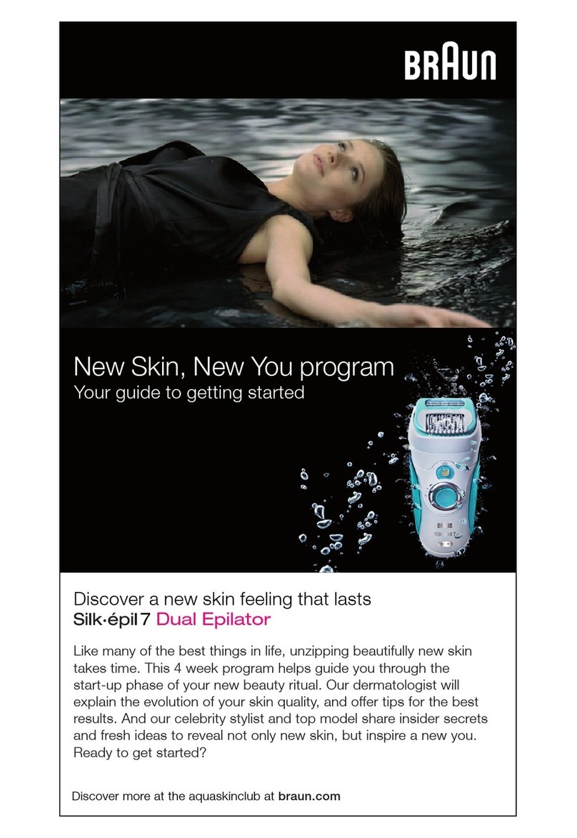 Braun Silk-epil7 User manual