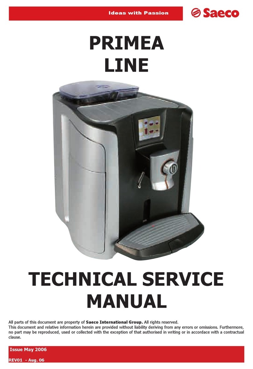 Saeco Prime line Technical & service manual
