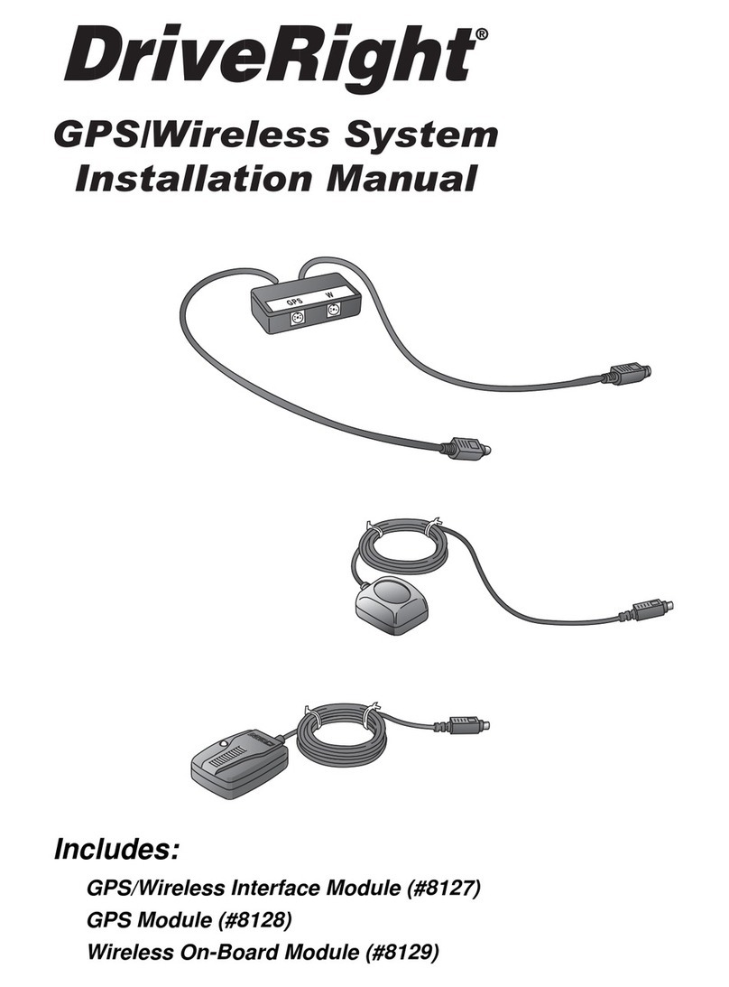 DAVIS DriveRight 8127 installation manual