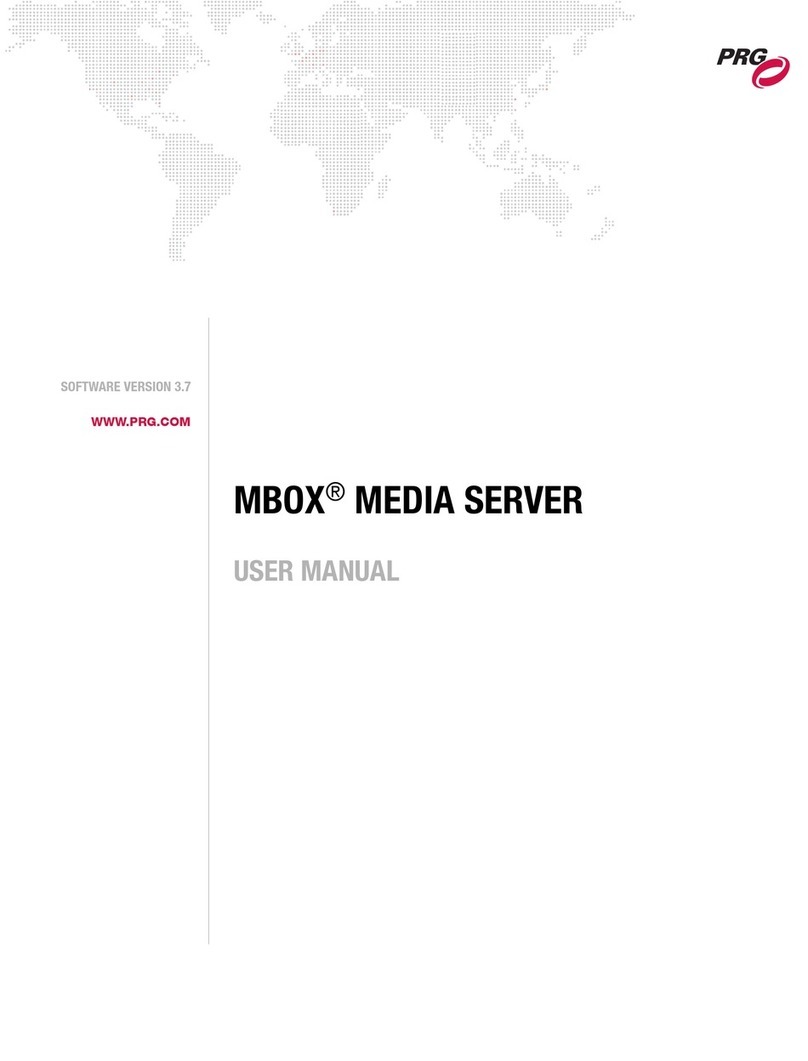 PRG Mbox User manual