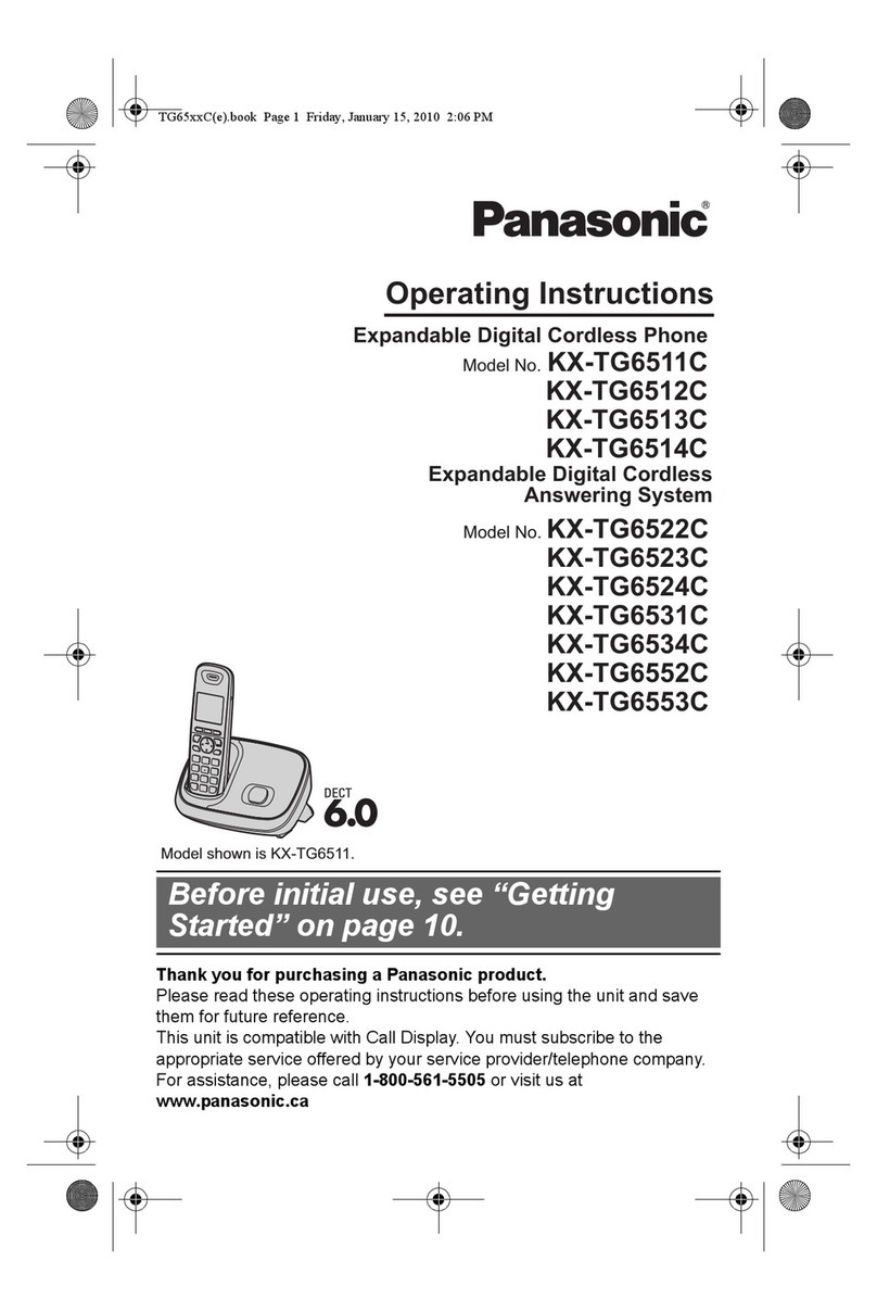 Panasonic KX-TG6511C User manual