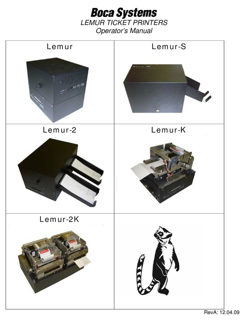 Boca Systems Lemur User manual