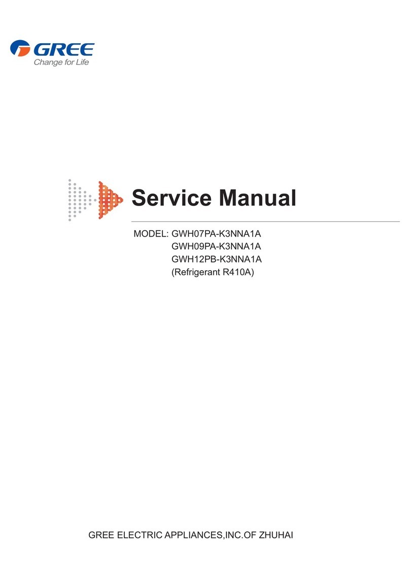 Gree GWH07PA-K3NNA1A User manual