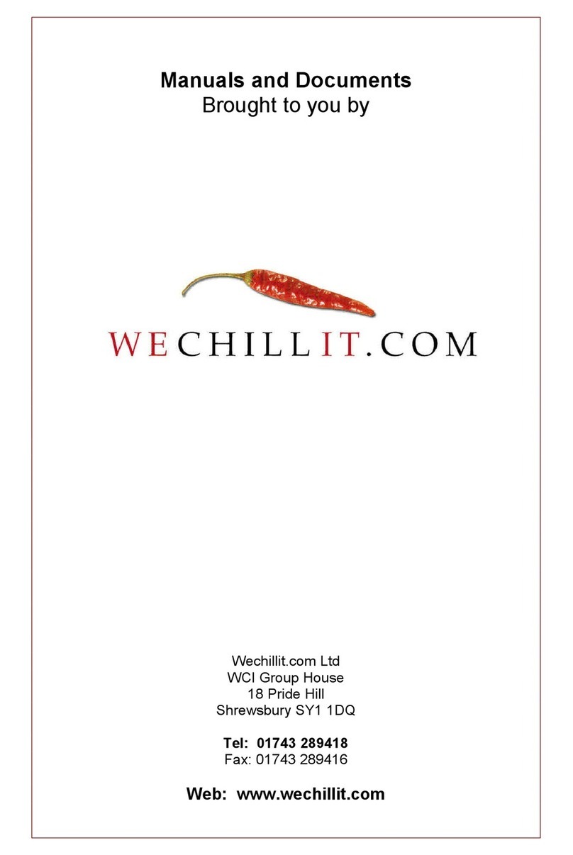 Wechillit EF SERIES 1-TANK user manual