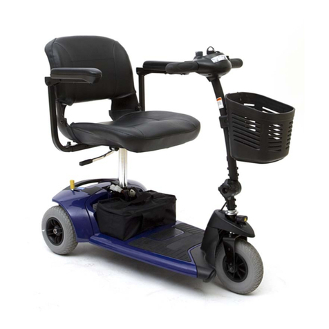Pride Mobility Travel Pro User manual