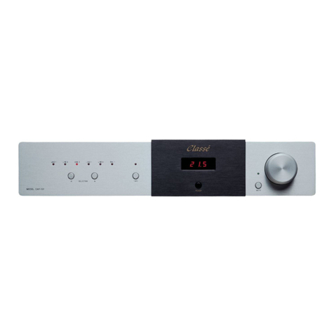 Classe Audio CAP-80 User manual