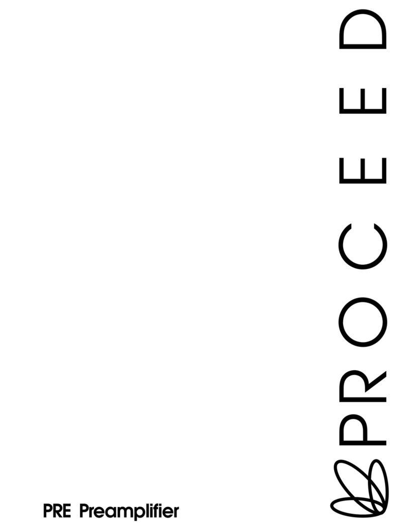 Pro ceed PRE User manual